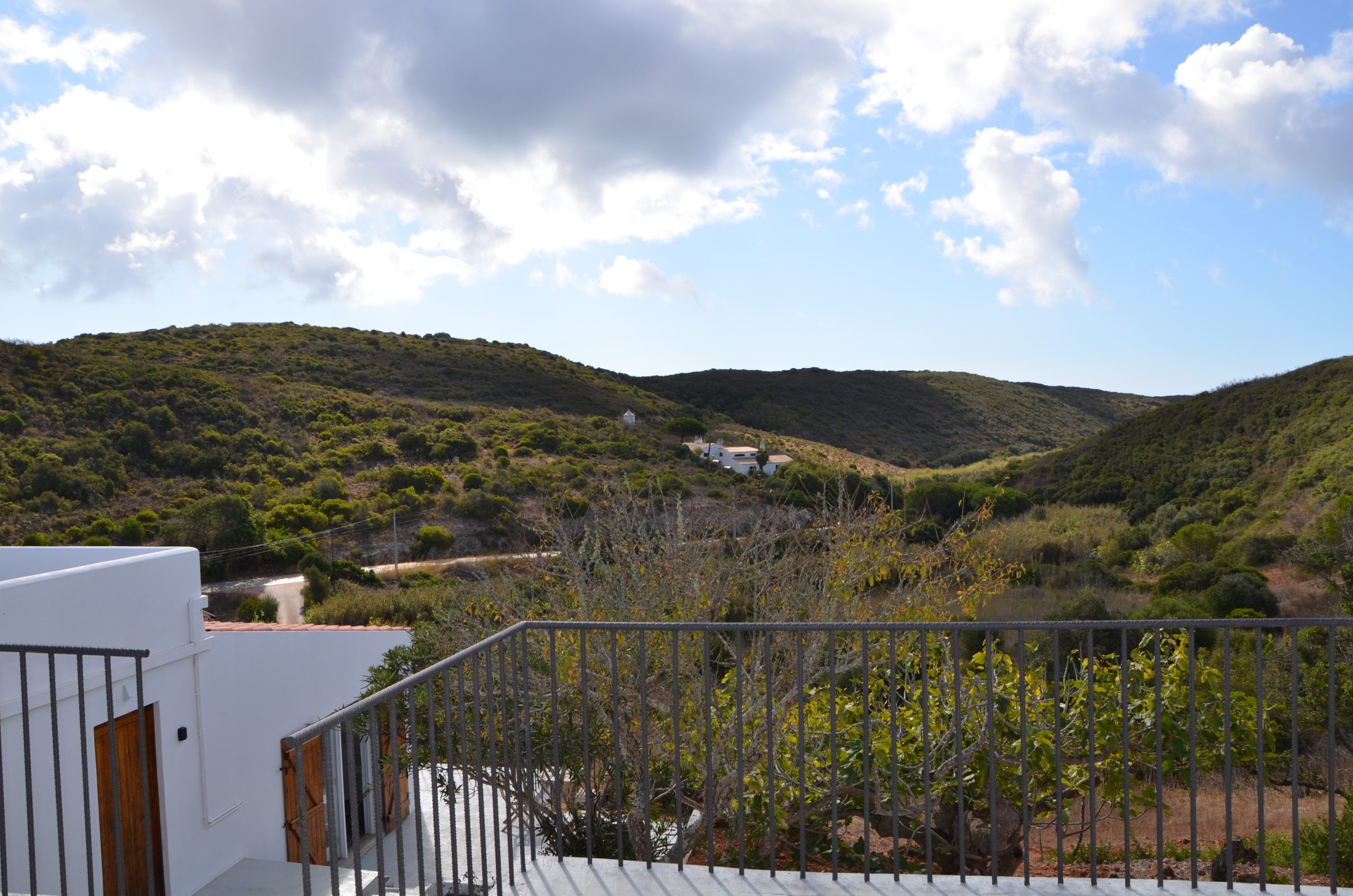 N&S view from middle area balcony