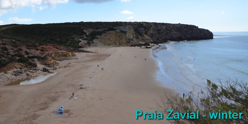 Praia Zavial - winter